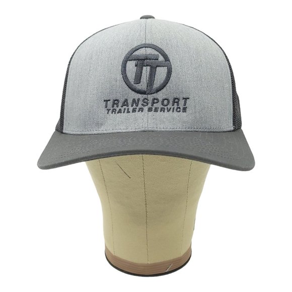 Transport Trailer Service Mesh Snapback Cap Trucker Baseball Hat Pacific Gray - Picture 5 of 12